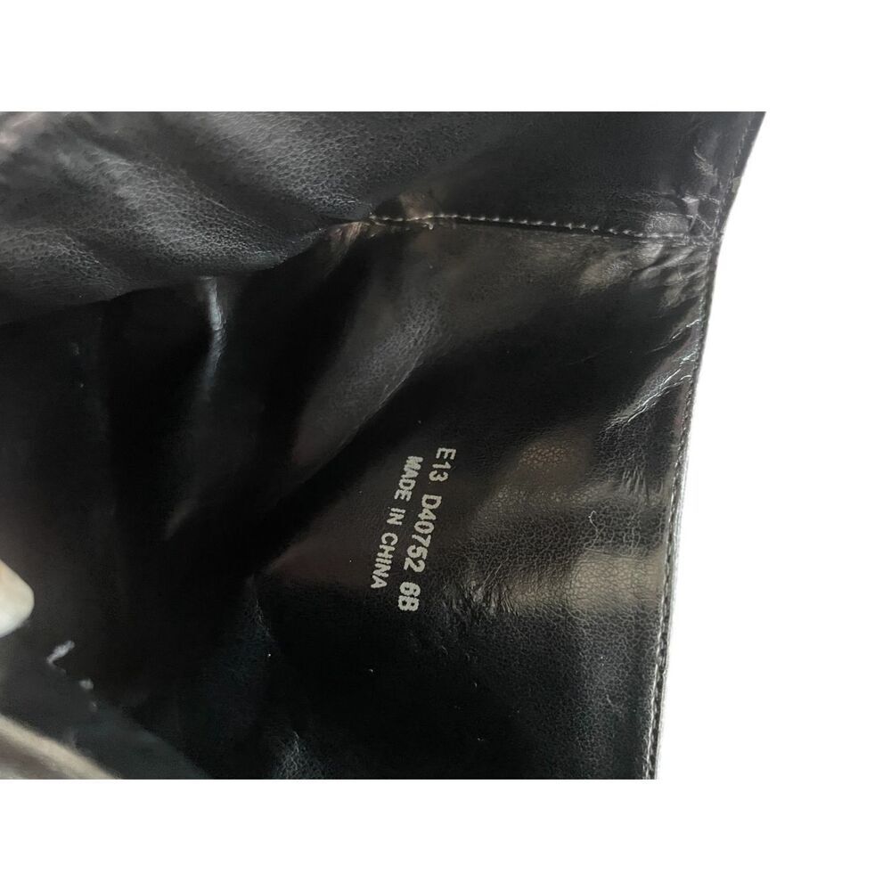 Coke Haan  Leather Stilleto mid ankle booties Black Size 6 B - Picture 3 of 15